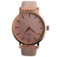 womens fashion watch quartz pu band casual black brown pink strap watc ...