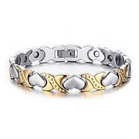 womens mens couples chain bracelet heart fashion stainless steel heart ...