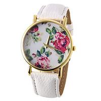 womens watch fashion flower pattern cool watches unique watches strap  ...