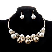 Women Alloy / Pearl Jewelry Set Necklace/Earrings Wedding / Party / Daily / Casual 1set