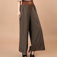 Women\'s Wide Leg Spring Casual Loose Pants More Colors