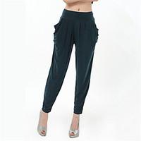 womens solid bluepinkredblackgreenyellowgray loose pants casual