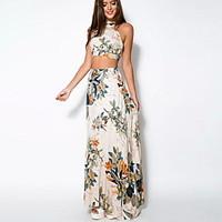 Women\'s Boho/Backless Elegant Dress (cotton)