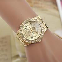 womens high grade marble mirror leisure quartz strap watch watch set a ...