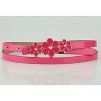 women skinny belt cute casual leather all seasons