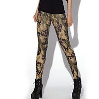 Women Print Legging, Spandex Medium