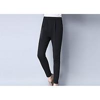 womens mid rise strenchy sweatpants pants simple loose pure color soli ...