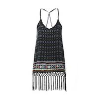 womens casualdaily simple summer tank top print strap sleeveless cotto ...