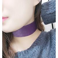 Women\'s Choker Necklaces Jewelry Single Strand Fabric Euramerican Fashion Personalized Jewelry For Daily Casual 1pc
