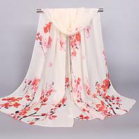 womens fashion chiffon cute print dress spring summer scarfs 16050cm