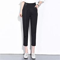 womens plus size harem chinos pants casualdaily street chic striped mi ...