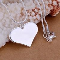Women\'s Pendant Necklaces Sterling Silver Fashion Jewelry Wedding Party Daily Casual 1pc