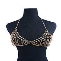 Women\'s Body Jewelry Body Chain Fashion Rhinestone Alloy Irregular Jewelry For Party Special Occasion Casual 1pc