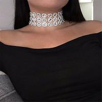womens choker necklaces jewelry single strand acrylic euramerican fash ...