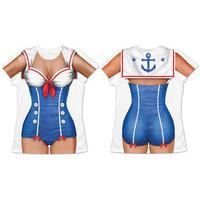 Womans: Sailor Girl Costume Tee