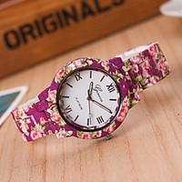 Women\'s European Style Fashion Flower Print Wrist Watches Cool Watches Unique Watches