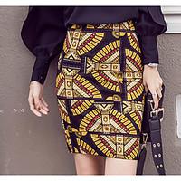 womens mid rise going out casualdaily above knee skirts a line print s ...