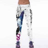 Women\'s Fashion Tiger Print Breathable Quick Dry Compression Stretch Spring/Summer Sports Tights Pants Fitness Running Leggings