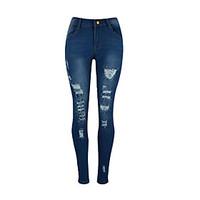 womens skinny jeans pants casualdaily street chic solid high rise butt ...