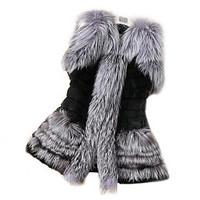 Women Faux Fur Top