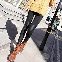 women cross spliced legging silk medium