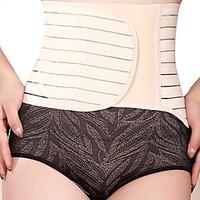 Women\'s Sexy Maternity Postpartum Slimming Underwear Shaping Corset Girdle Elasticity Belt Waist Nylon Beige