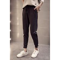 womens mid rise inelastic skinny pants simple relaxed solid