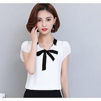 womens casualdaily simple t shirt solid print v neck short sleeve cott ...