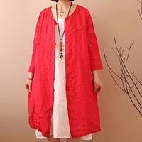 womens casualdaily vintage summer trench coat solid hooded long sleeve ...