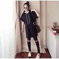 womens athletic daily casual casual spring hoodie pant suits solid str ...