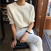 womens casualdaily simple summer t shirt solid round neck short sleeve ...