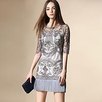 womens embroidery boutique s going out street chic plus size dress emb ...