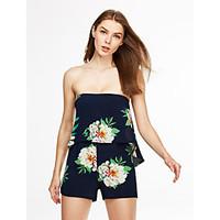 womens slim rompersgoing out casualdaily sexy vintage floral backless  ...