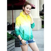 womens casualdaily beach sports active spring summer jacket print hood ...