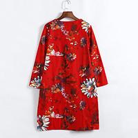 womens casualdaily simple fall winter shirt floral v neck long sleeve  ...