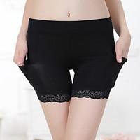 womens sexy lace bamboo fiber thicker boy shorts briefs ultra sexy pan ...