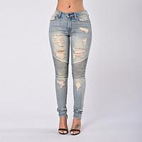 womens skinny jeans pantsgoing out casualdaily simple street chic hin  ...