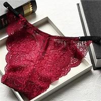 Women Lace Ultra Sexy Panties Briefs Underwear, Spandex