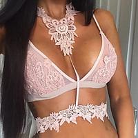 womens lace lingerie nightwear sexy solid thin lace spandex womens