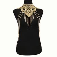 Women\'s Body Jewelry Body Chain Natural Fashion Gem Alloy Geometric Jewelry For Special Occasion Halloween Anniversary 1pc