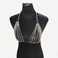 Women\'s Body Jewelry Body Chain Natural Fashion Gem Alloy Geometric Jewelry For Special Occasion Halloween Anniversary 1pc