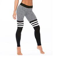 womens skinny sweatpants pants casualdaily active striped high rise el ...