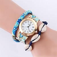 Women\'s Fashion Watch Wrist watch Bracelet Watch Colorful Quartz PU Band Vintage Bohemian Charm Bangle Cool Casual Multi-Colored Strap Watch