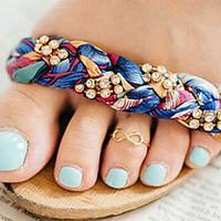 Women Fashion Metal 8 Mode Alloy Toe Rings Party / Daily / Casual 1pc