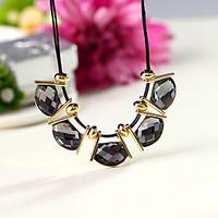 Women\'s Statement Necklaces Jewelry Jewelry Crystal Alloy Unique Design Euramerican Fashion Jewelry 147 Party Other Evening Party