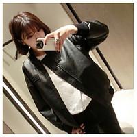 womens casualdaily simple fall jacket solid round neck long sleeve reg ...