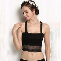 Women\'s Sexy Lace Camis Top Casual Spaghetti Bralet Bra Bustier Crop Top Cami Tank