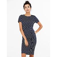 womens party plus size vintage street chic a line bodycon dress polka  ...