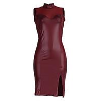 womens asymmetricalcut out party club sexy simple hin thin bodycon see ...