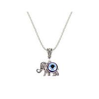Women\'s Pendant Necklaces Jewelry Elephant Alloy Basic Animal Design Fashion Vintage Punk Hip-Hop Personalized Rock Hypoallergenic Jewelry
